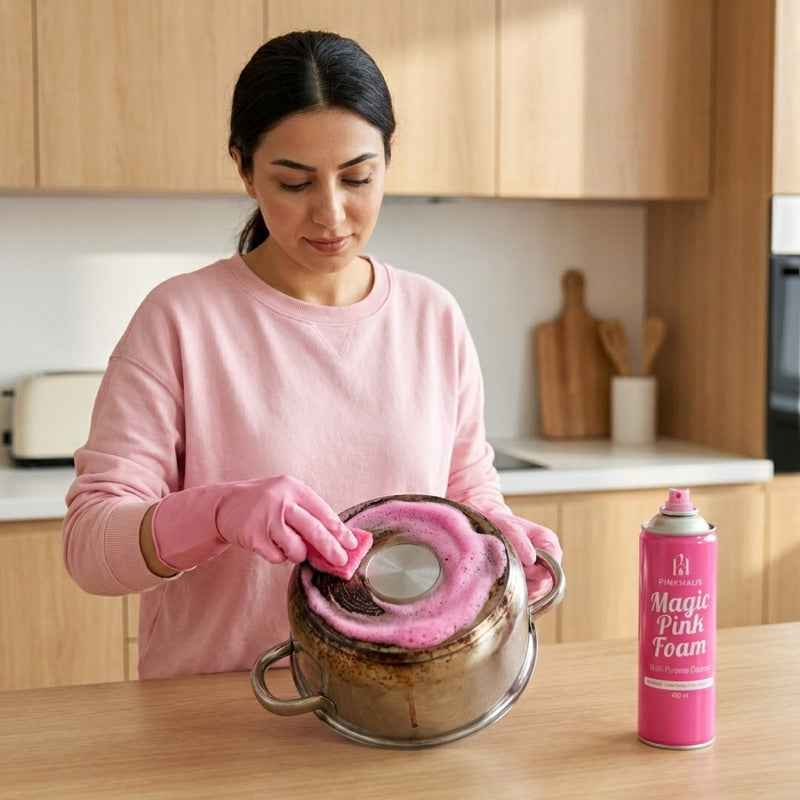 Pinkhaus Magic Pink Foam ile temizlik